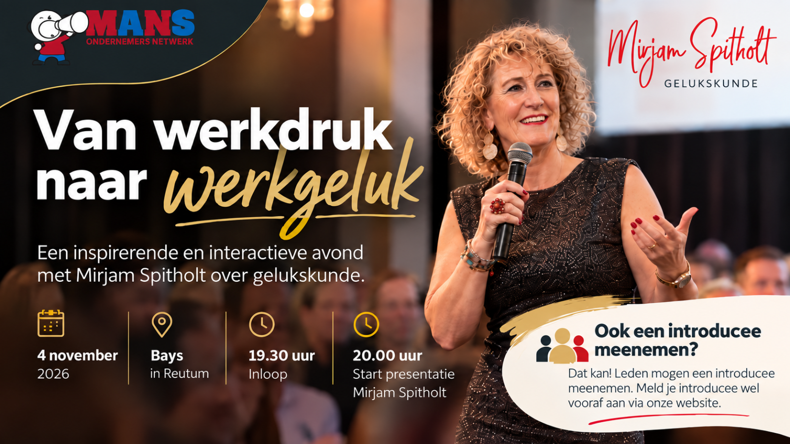 Van werk druk naar werk geluk